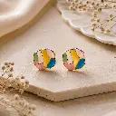 Mosaic Charm Stud
