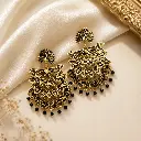 3 Layer peacock Design Earrings