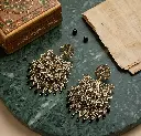 3 Layer peacock Design Earrings